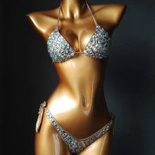 Rhinestone Bandage Bikini Set