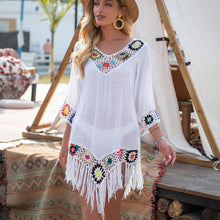 Crochet Fringe Beach Cover Up