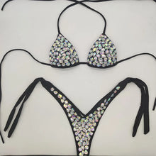 Rhinestone Bandage Bikini Set