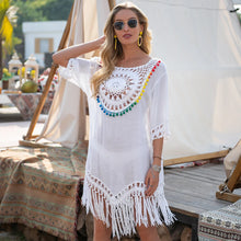 Crochet Fringe Bikini Cover Up