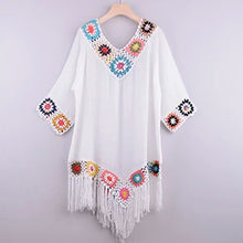 Crochet Fringe Beach Cover Up