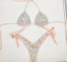 Rhinestone Bandage Bikini Set