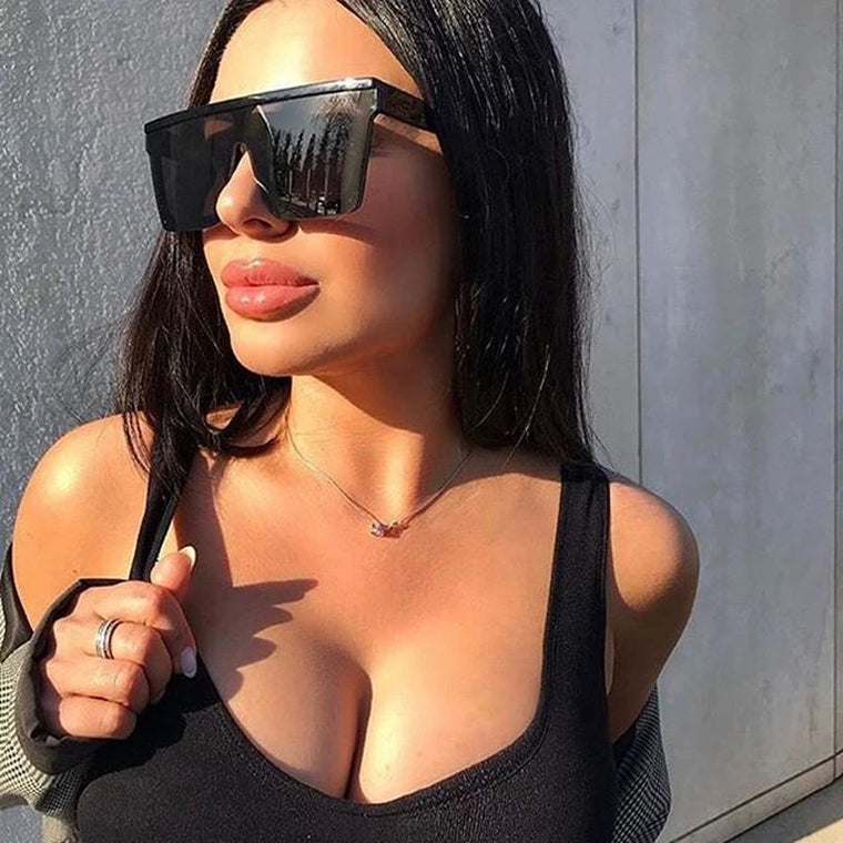 Oversized Square UV400 Sunglasses Shades
