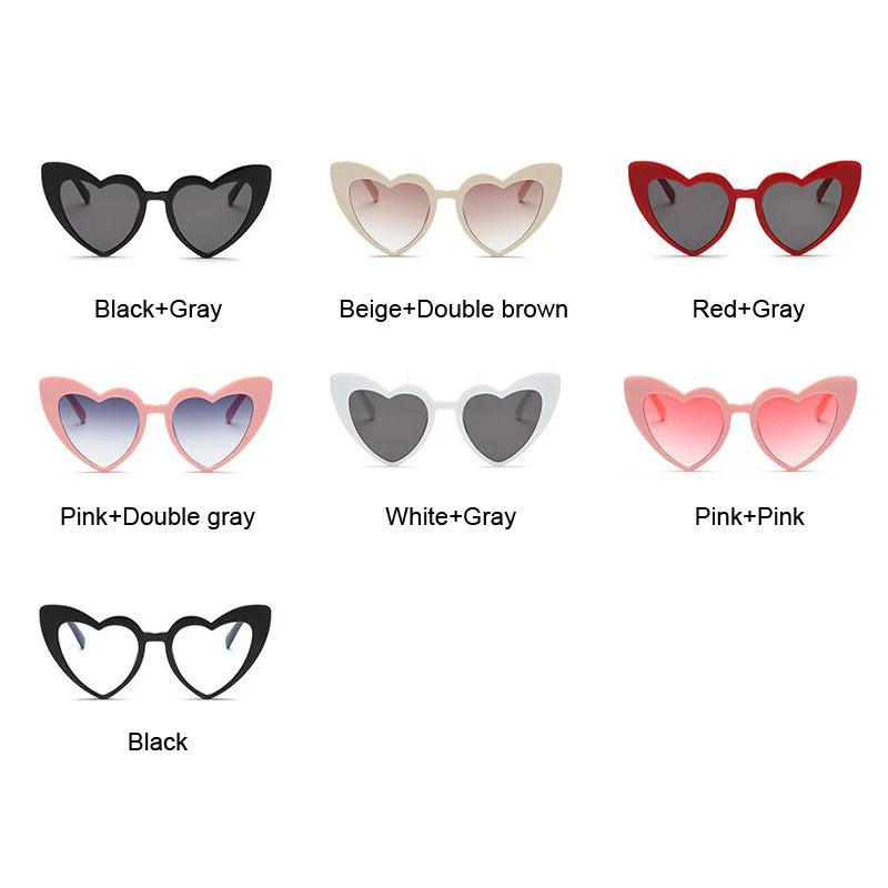 Heart Shape Cat Eye Sunglasses