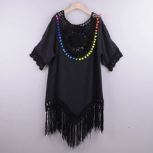 Crochet Fringe Bikini Cover Up