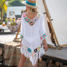 Crochet Fringe Beach Cover Up