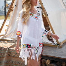 Crochet Fringe Beach Cover Up