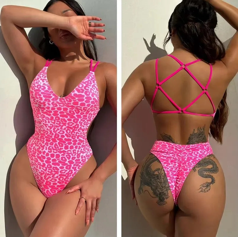 Padded Beach One Piece Swimsuit