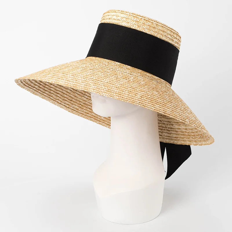Seaside Bow Straw Sun Hat