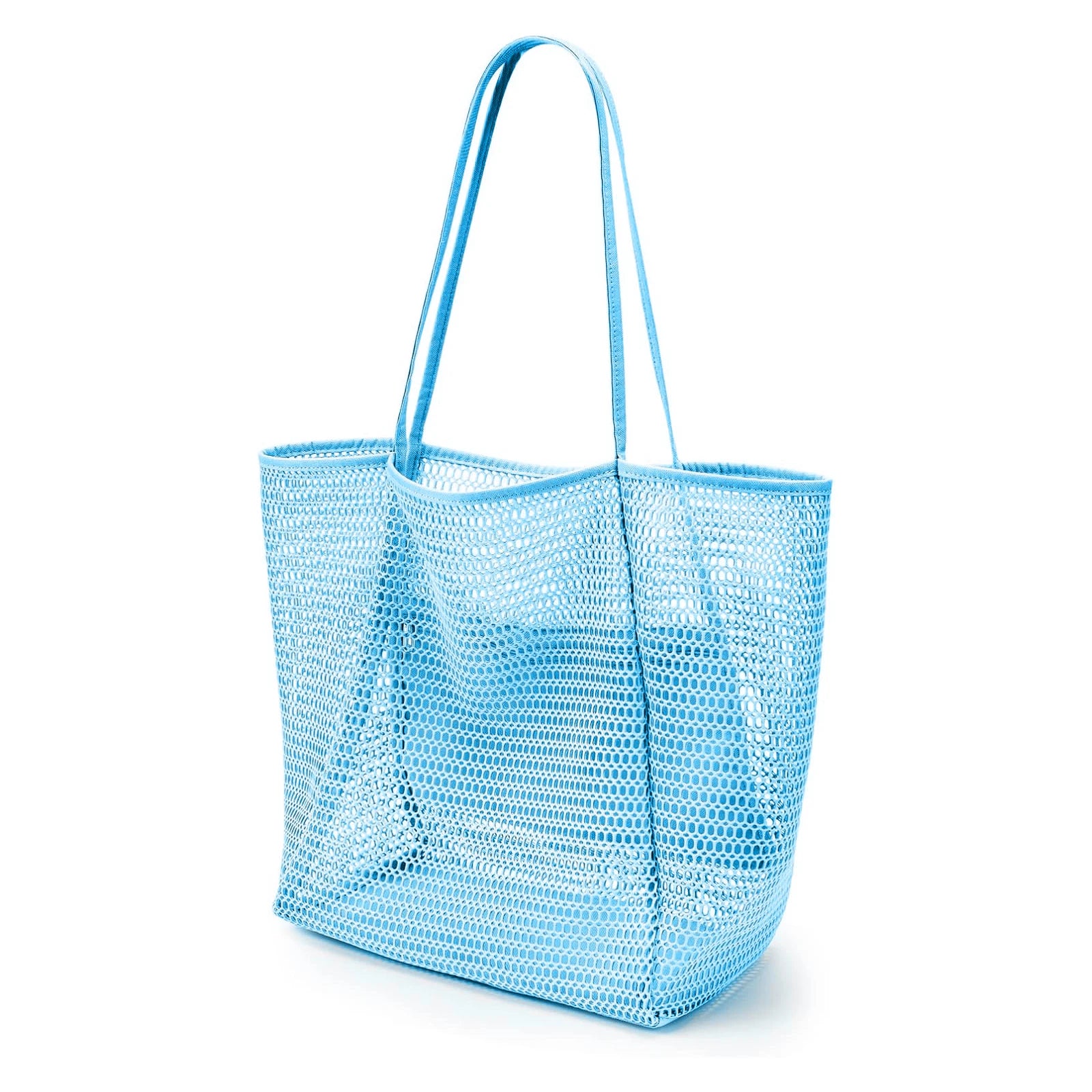 Foldable Mesh Shoulder Beach Tote