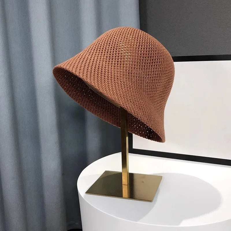 Hollow Breathable Bucket Sun Hat