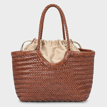 Straw Dumpling Shoulder Bucket Bag