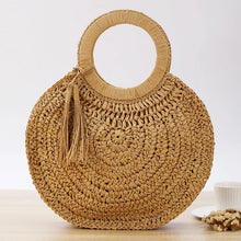 Tassel Straw Shoulder Beach Bag