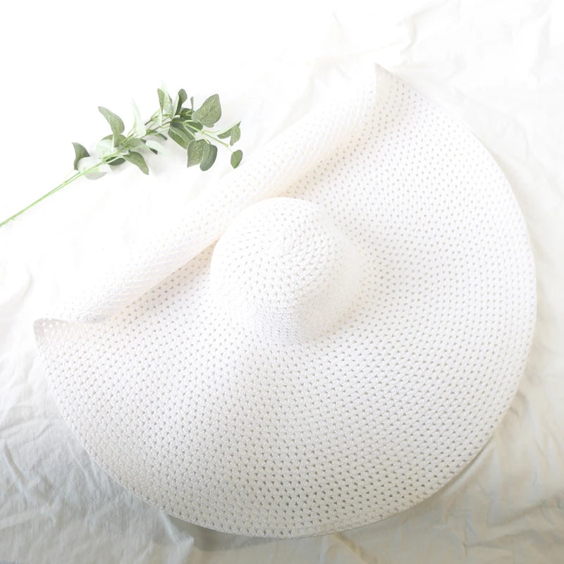 Oversized Foldable Straw Sun Hat