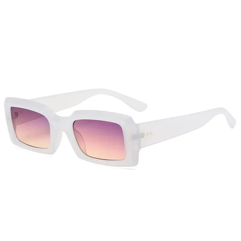 Retro Rectangle UV400 Sunglasses Shades