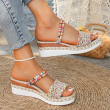 Boho Wedge Platform Beach Sandals