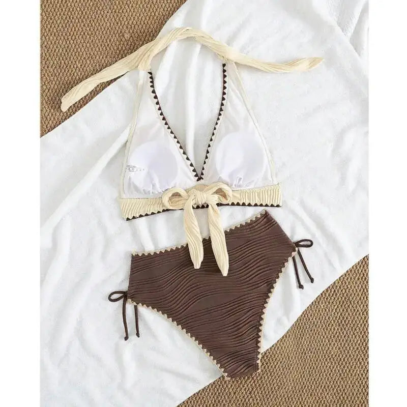 High Waist Brazilian Bikini Set