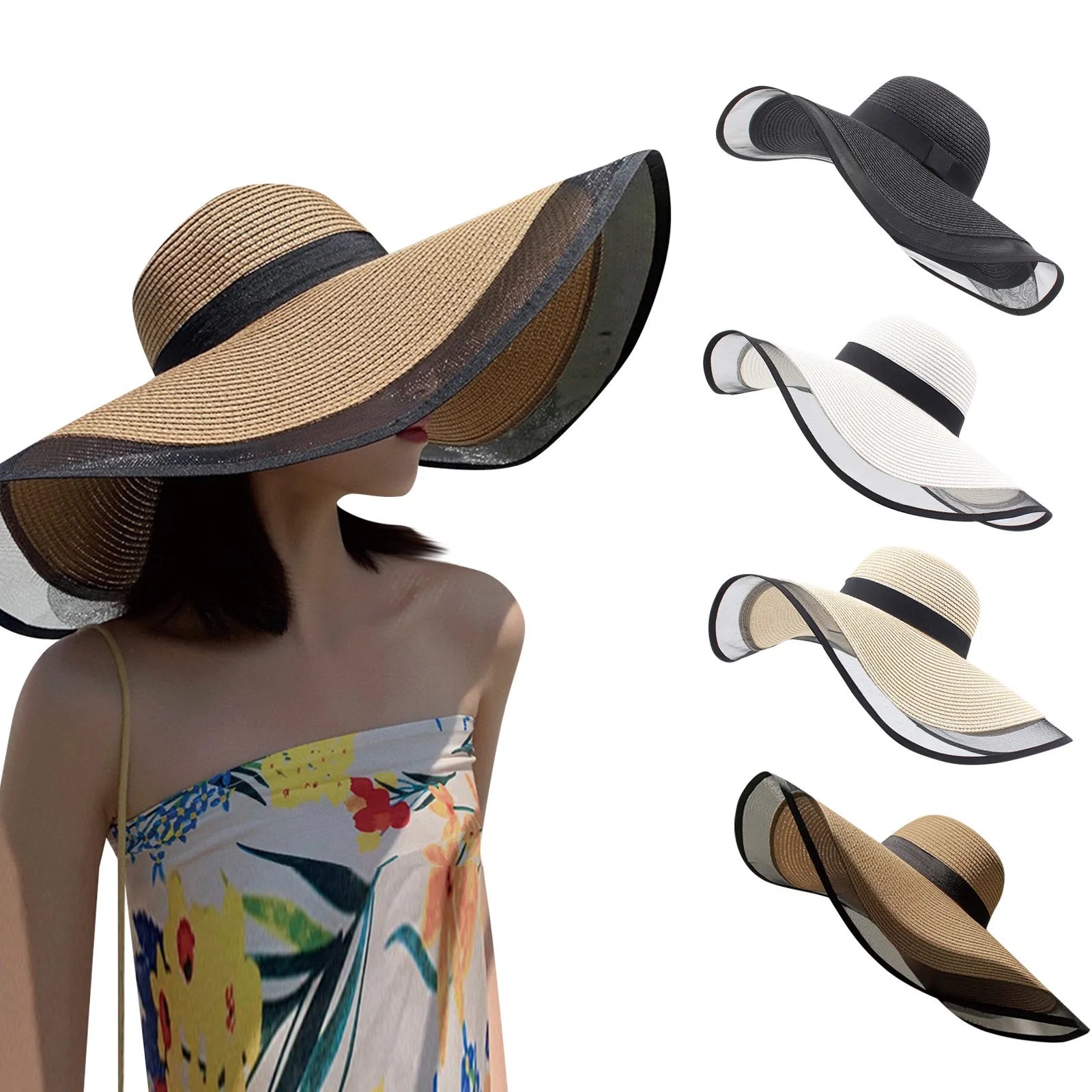 Wide Brim Wave Sun Hat