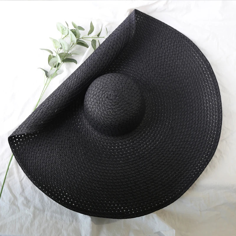 Oversized Foldable Straw Sun Hat