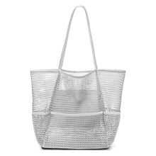 Foldable Mesh Shoulder Beach Tote