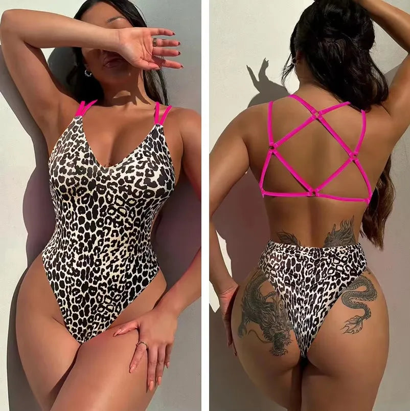 Padded Beach One Piece Swimsuit