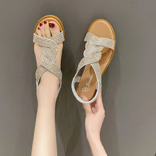 Crystal Platform Roman Summer Sandals