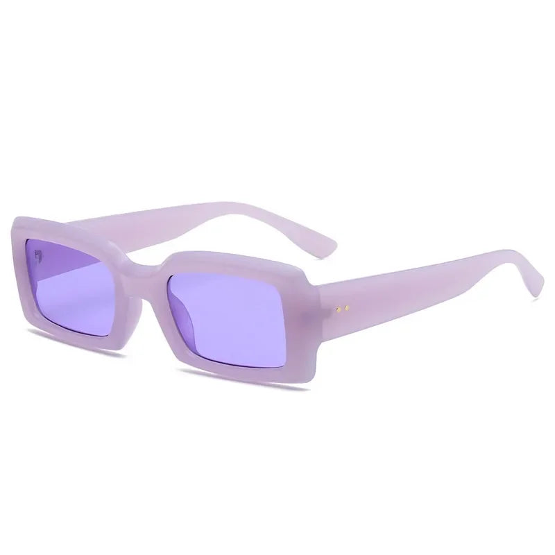 Retro Rectangle UV400 Sunglasses Shades