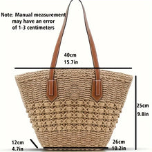 Boho Basket Straw Shoulder Bag