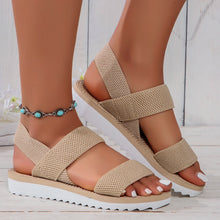 Black Lace Up Flat Sandals