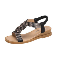 Crystal Platform Roman Summer Sandals