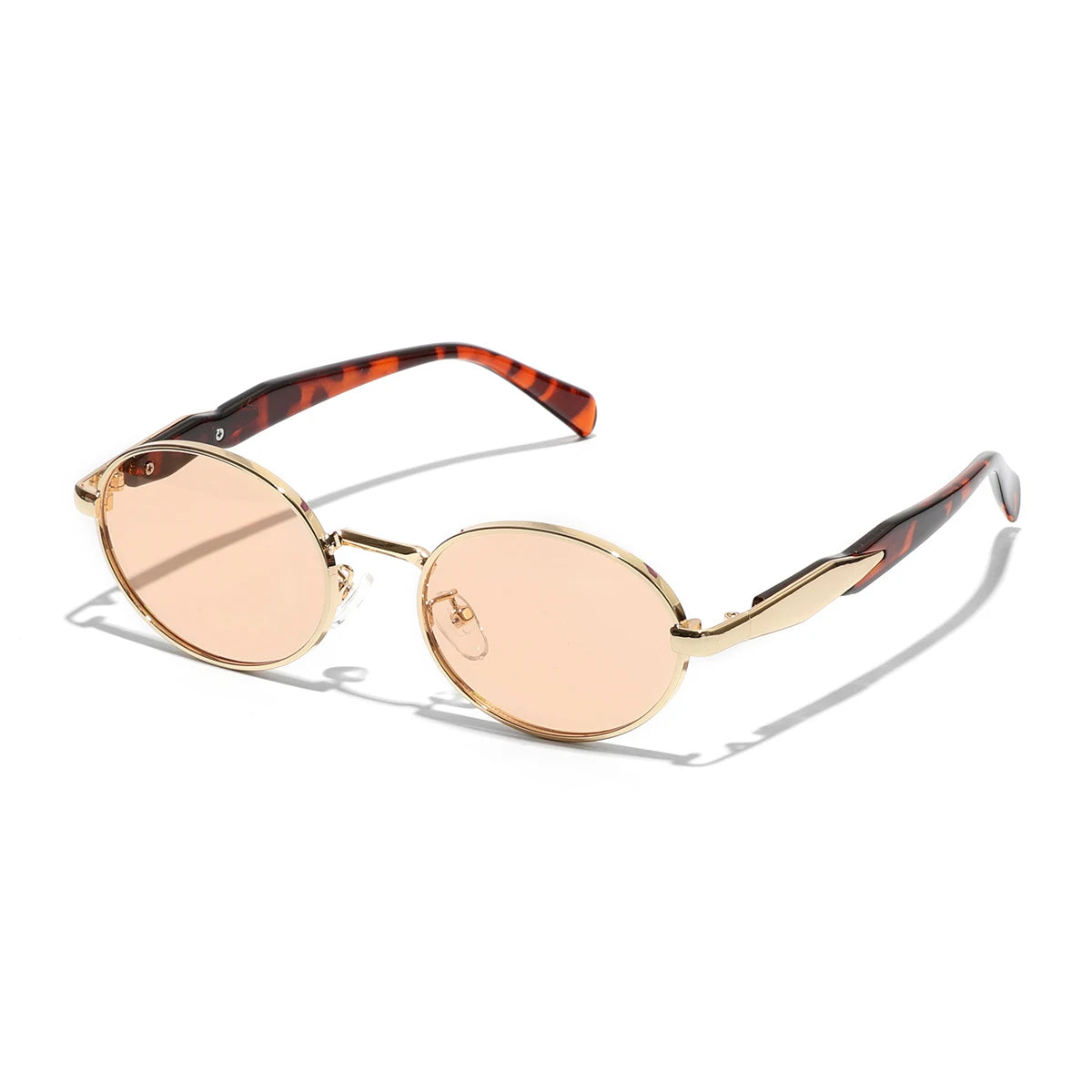 Oval Metal UV400 Sunglasses Shades