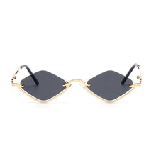 Polygonal Metal Cat Eye Sunglasses