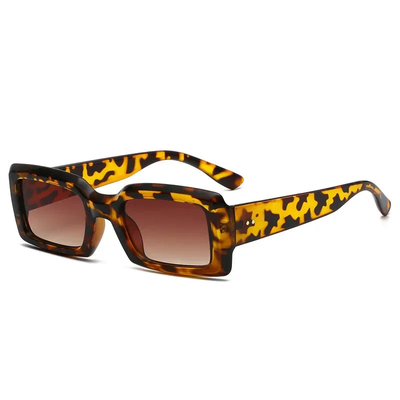 Retro Rectangle UV400 Sunglasses Shades