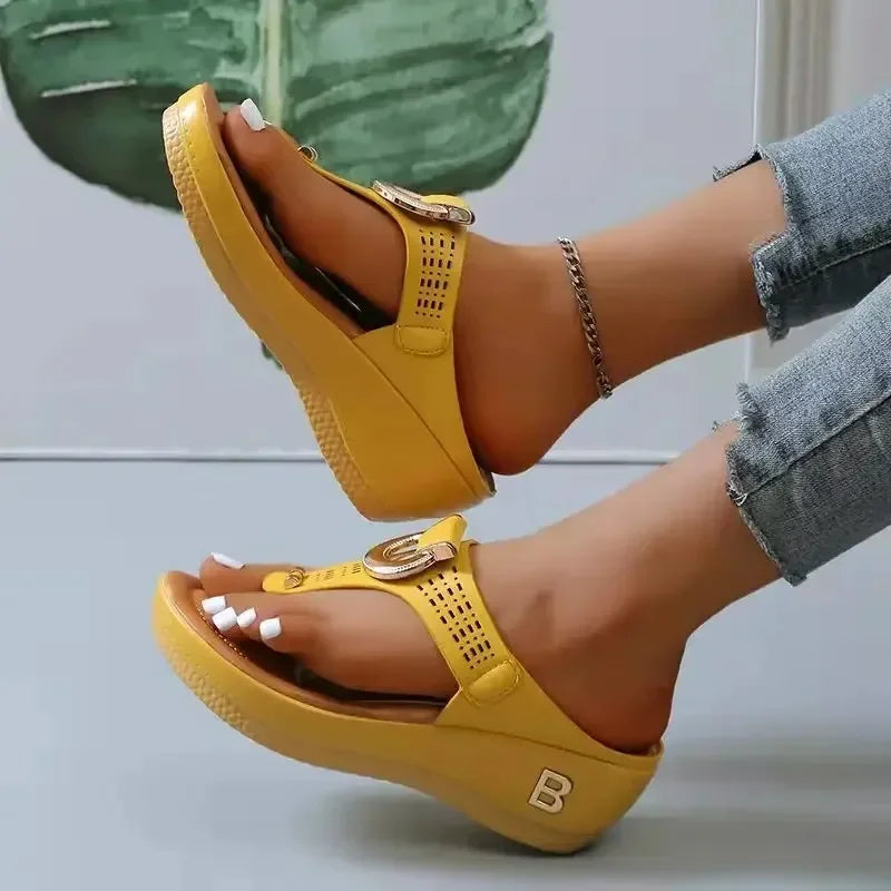 Non Slip Platform Beach Sandals