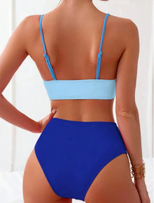 Patchwork Cross Bikini Set