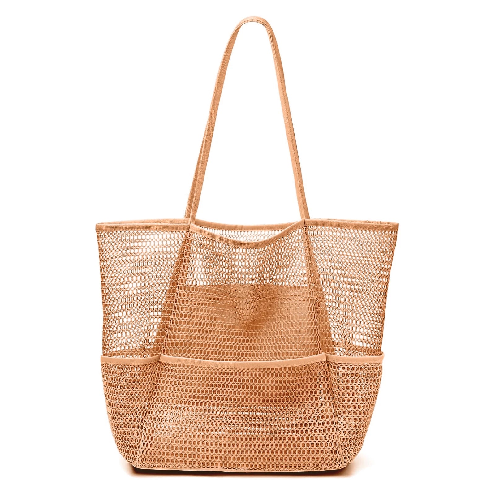 Foldable Mesh Shoulder Beach Tote