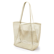 Foldable Mesh Shoulder Beach Tote