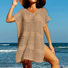 V Neck Knit Beach Cover