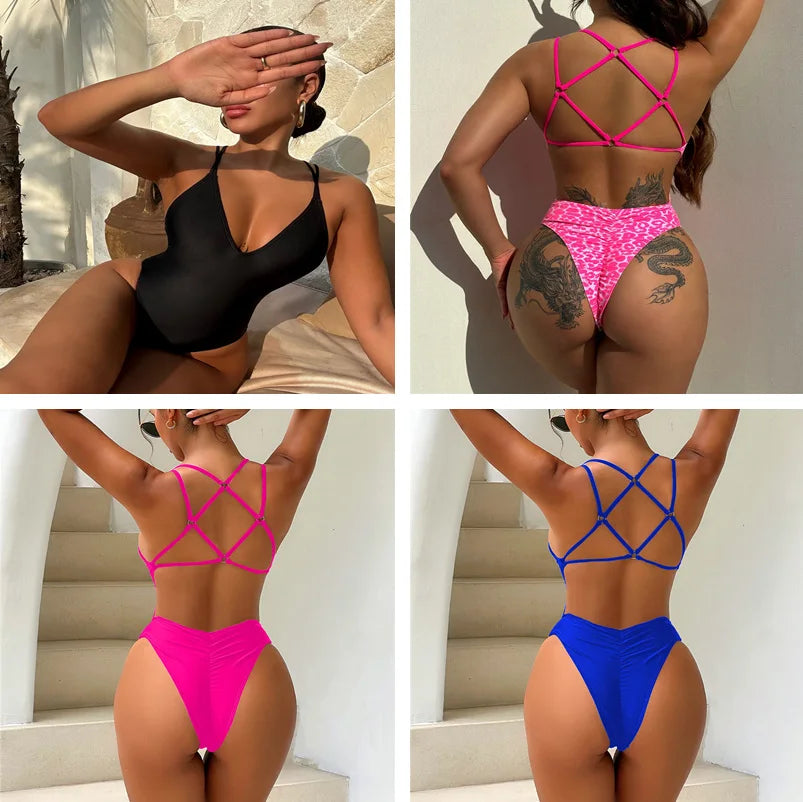 Padded Beach One Piece Swimsuit