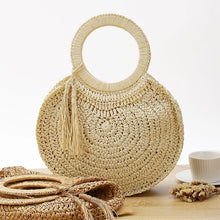 Tassel Straw Shoulder Beach Bag