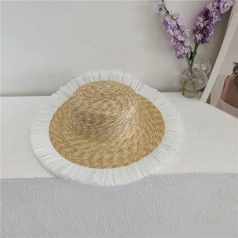 Seaside Bow Straw Sun Hat