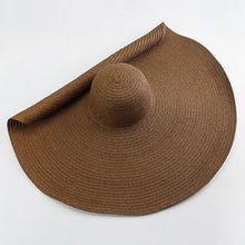 Oversized Foldable Straw Sun Hat