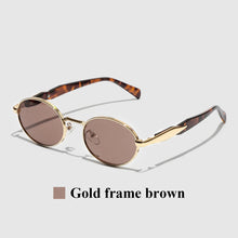 Oval Metal UV400 Sunglasses Shades