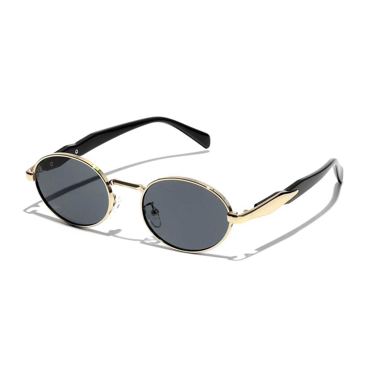 Oval Metal UV400 Sunglasses Shades