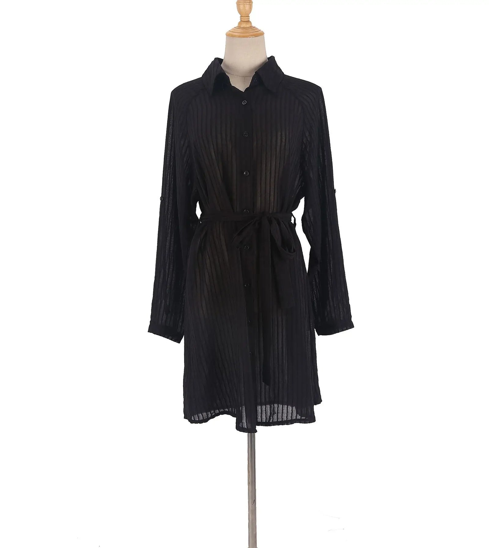Belted Kimono Beach Cover Up