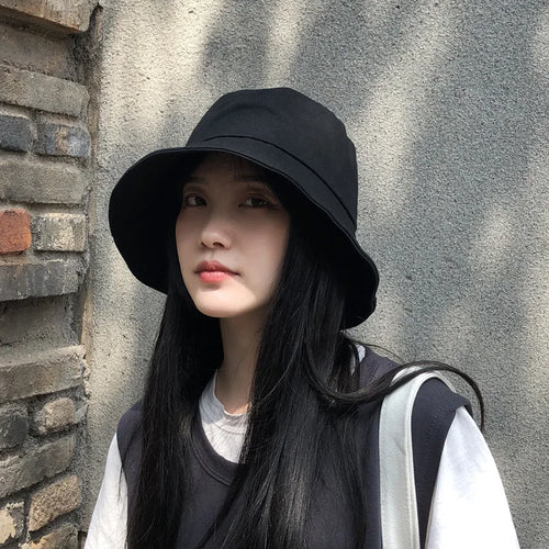 Foldable Cotton Wide Brim Hat