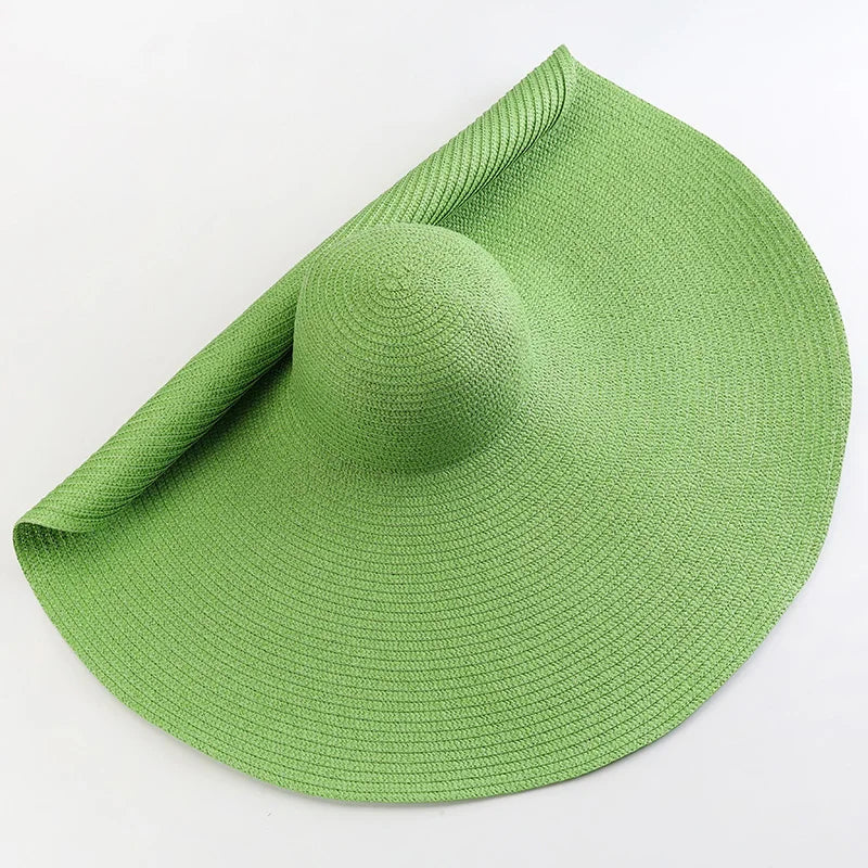 Oversized Foldable Straw Sun Hat