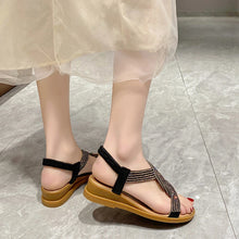 Crystal Platform Roman Summer Sandals