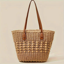 Boho Basket Straw Shoulder Bag
