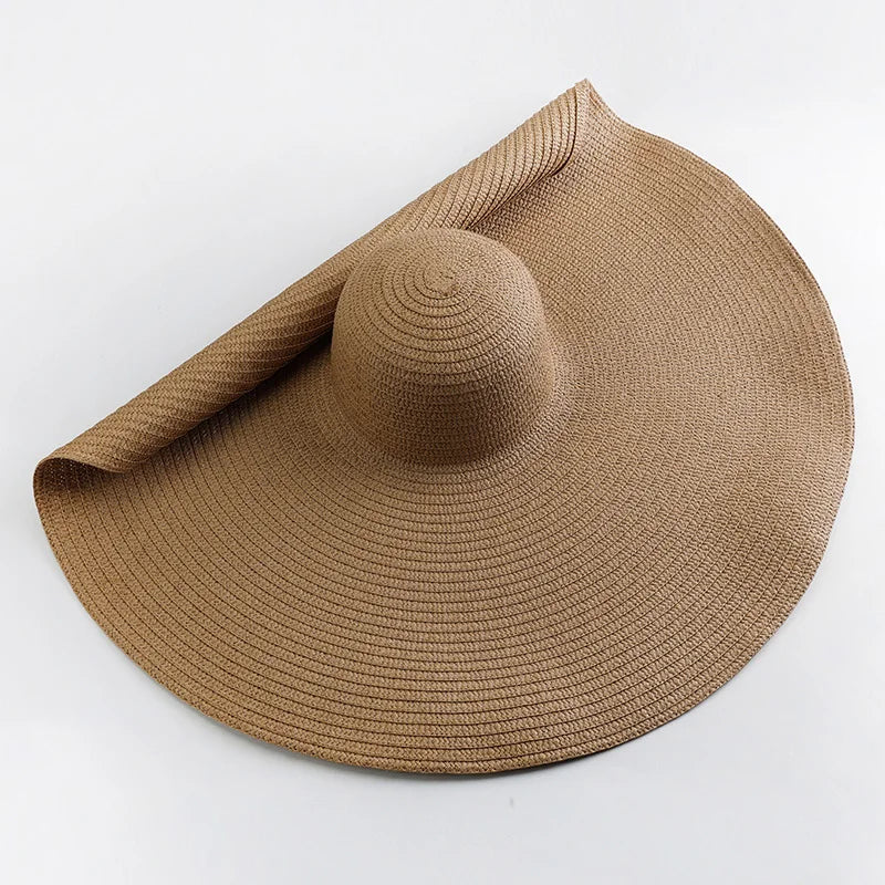 Oversized Foldable Straw Sun Hat